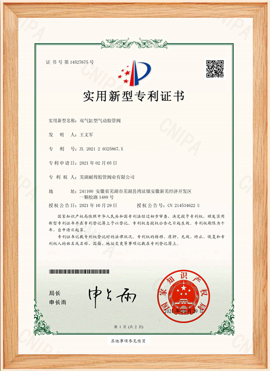 專利證書(shū)16
